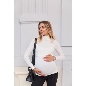 Гольф для вагітних і годуючих Lullababe Dublin Lactic Молочний LB06DB119 XXL