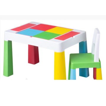 Дитячий стіл і стілець Tega baby Multifan Білий/Зелений MF-001-134