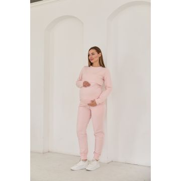 Спортивный костюм для беременных и кормящих Lullababe Detroit Powdery Розовый LB07DT123 XXL