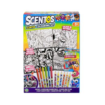 Набор для рисования Scentos Забавные раскраски 42558