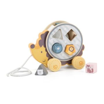 Дерев'яна каталка сортер Viga Toys PolarB Їжачок 44025