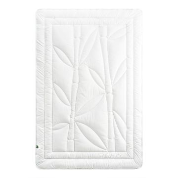 Всесезонна ковдра односпальна Ideia Botanical Bamboo 140х210 см Білий 8-30051