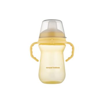 Чашка непроливайка Canpol babies FirstCup 250 мл Желтый 56/615_yel