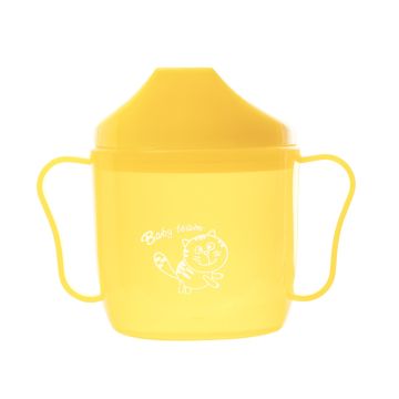 Поїльник з ручками Baby Team 180 мл Жовтий 5007