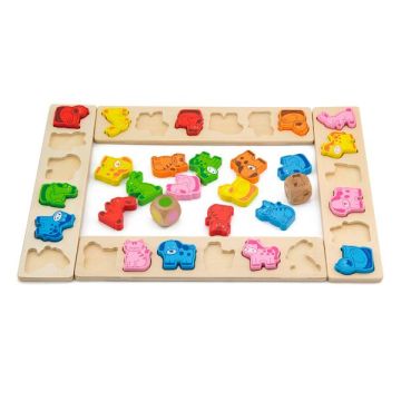 Розвивальна гра сортер Viga Toys Карнавал тварин 50450