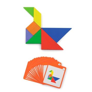 Головоломка Viga Toys Магнитный танграм для досок 35 элементов 50643FSC