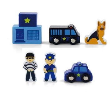 Додатковий набір до ж/д Viga Toys Поліцейська дільниця 50814
