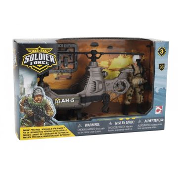 Ігровий набір солдатики Chap Mei Soldier Force Helicopter 545300