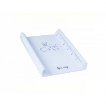 Пеленальний матрац Tega baby Зайчики Білий 50*70 см KR-009-103