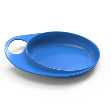 Тарілка для годування Nuvita Easy Eating дрібна Синій NV8451Blue 2 шт