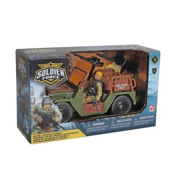 Ігровий набір солдатики Chap Mei Soldier Force Patrol Jeep 545301-1