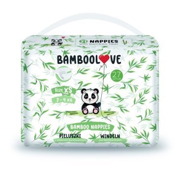 Детские подгузники BAMBOOLOVE размер XS 2-4 кг 27 шт 55868