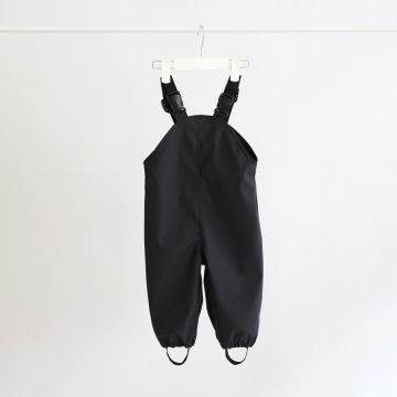 Демисезонный полукомбинезон для детей дождевик Magbaby Waterproof от 9 мес до 2 лет Черный 100662 80