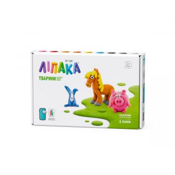 Пластилин Lipaka Поросенок, Лошадка, Кролик 60023-UA01