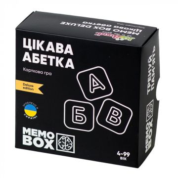 Настільна гра JoyBand MemoBox Delux Цікава абетка MBD103