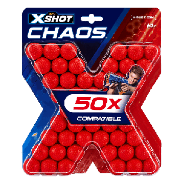 Набір кульок для бластерів Zuru X-Shot Chaos new 50 шт 36327R