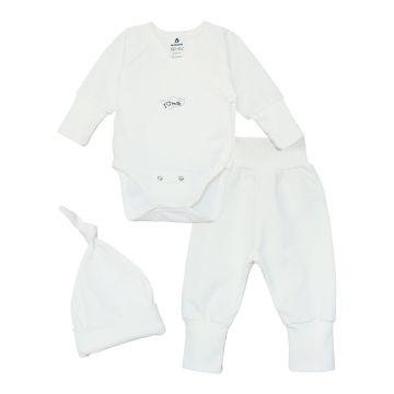Набор одежды для новорожденных Minikin I love milk 0 - 3 мес Футер Молочный 2316301 56-62