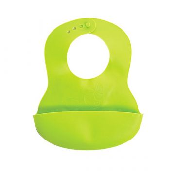 Нагрудник гумовий Baby Team 6500 салатовий