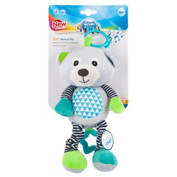 Музична іграшка плюшева Canpol babies Bears, 0+, сіра