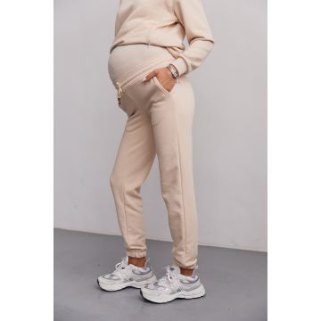 Спортивні штани для вагітних Lullababe Frankfurt Tash Light Beige Світло-бежевий LB10FR177 3XL