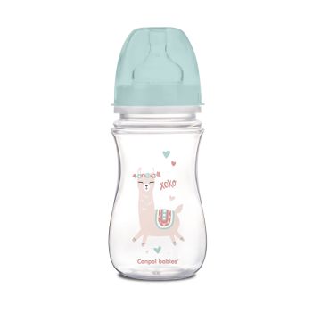Антиколікова пляшечка Canpol Babies Easystart Toys, 240 мл, зелена