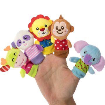 Игровой набор Пальчиковый театр Baby Team Зверюшки 8710