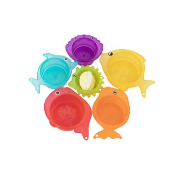 Игровой набор для песочницы BABY TEAM Рыбки 6 шт 8858