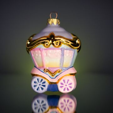 Елочная игрушка Rizdviani Istorii Карета Принцессы 12 см 4820001044850