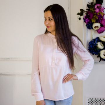 Блуза для кормящих мам Toulouse Lullababe с длинным рукавом розовый XL