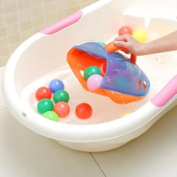Органайзер для іграшок у ванну Babyhood Помаранчевий/блакитний BH-706B