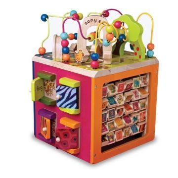 Развивающая деревянная игрушка Battat Зоо-Куб
