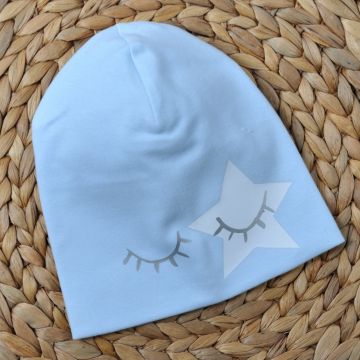 Шапочка Magbaby Eyes, блакитна 46-50