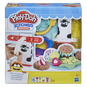 Набор для творчества пластилин Hasbro Play-Doh Food role play Milk N Cookies Set E5112_E5471