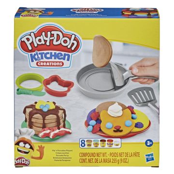 Набір для творчості пластилін Hasbro Play-Doh Food role play Літаючі млинці F1279