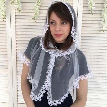 Церковный платок Magbaby Нежность Белый 102100