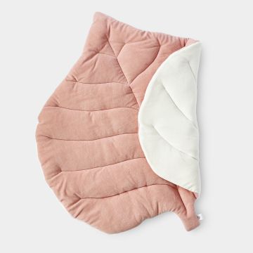 Двосторонній килимок у дитячу ELA Textile&Toys Листок Пудровий/Молочний 150х120 см СL003PWM