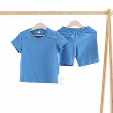 Костюм футболка и шорты для мальчика ELA Textile&Toys 2 - 8 лет Кулир Индиго JSB001BL 116