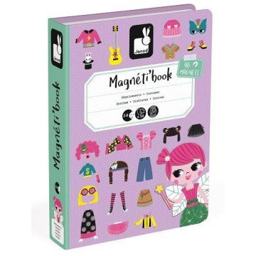 Магнітна книга Janod Вбрання для дівчинки J02718