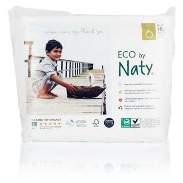 Эко подгузники-трусики Naty, Pull on Pants6 XL, 16+ кг, 6ML, 18 шт.