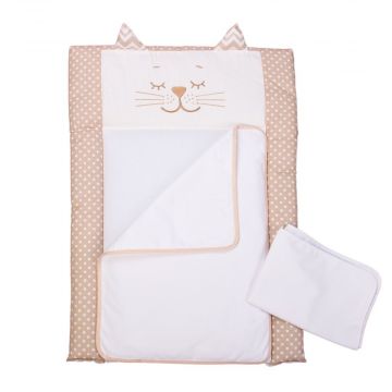 Пеленальний матрац Veres Smiling Animals beige 72*80