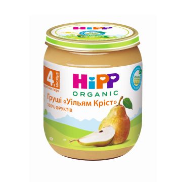 Дитяче пюре органічне фруктове HiPP Груші Вільям Кріст 125 г 4262