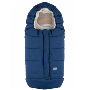 Зимний конверт в коляску Nuvita Cucciolli Junior Кот Синий/Серый NV9605CUCCIOLOJRJEAN