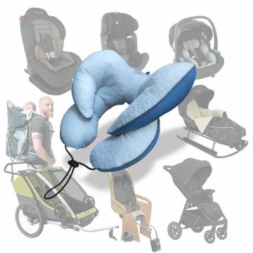 Подушка в коляску и автокресло Ontario Baby Baby Travel Premium Pillow Васильковый ART-0000655