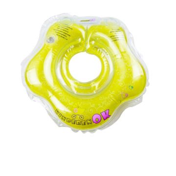 Круг для купания Kinderenok Floral Lime Желтый 111601_011