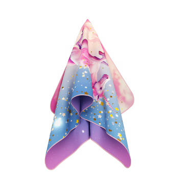Пляжний рушник з мікрофібри Emmer 90х140 см Unicorn Розовый/Голубой Unicorn90*140