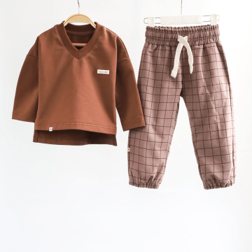 Пижама детская Magbaby Evelyn 9 - 24 мес Коричневый 132347 86