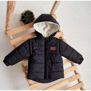 Детская куртка трансформер демисезонная Kid's Fantasy Super Jacket 9 мес-2 года Черный 10126 74