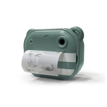 Детский фотоаппарат с мгновенной печатью Zazu Зеленый ZA-INSTANT CAMERA-02