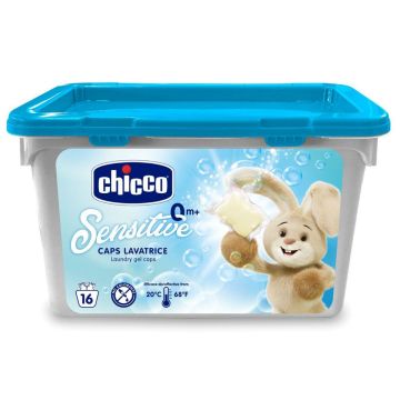 Капсули для прання дитячої білизни Chicco Sensitive 16 шт 10104.00