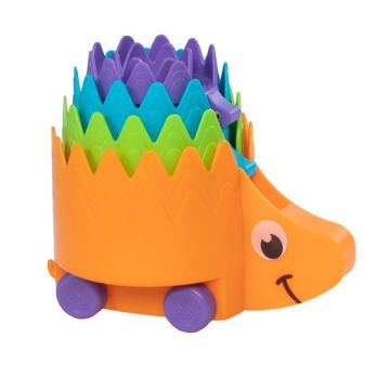 Розвиваюча гра каталка пірамідка Fat Brain Toys Hiding Hedgehogs Їжачки F223ML